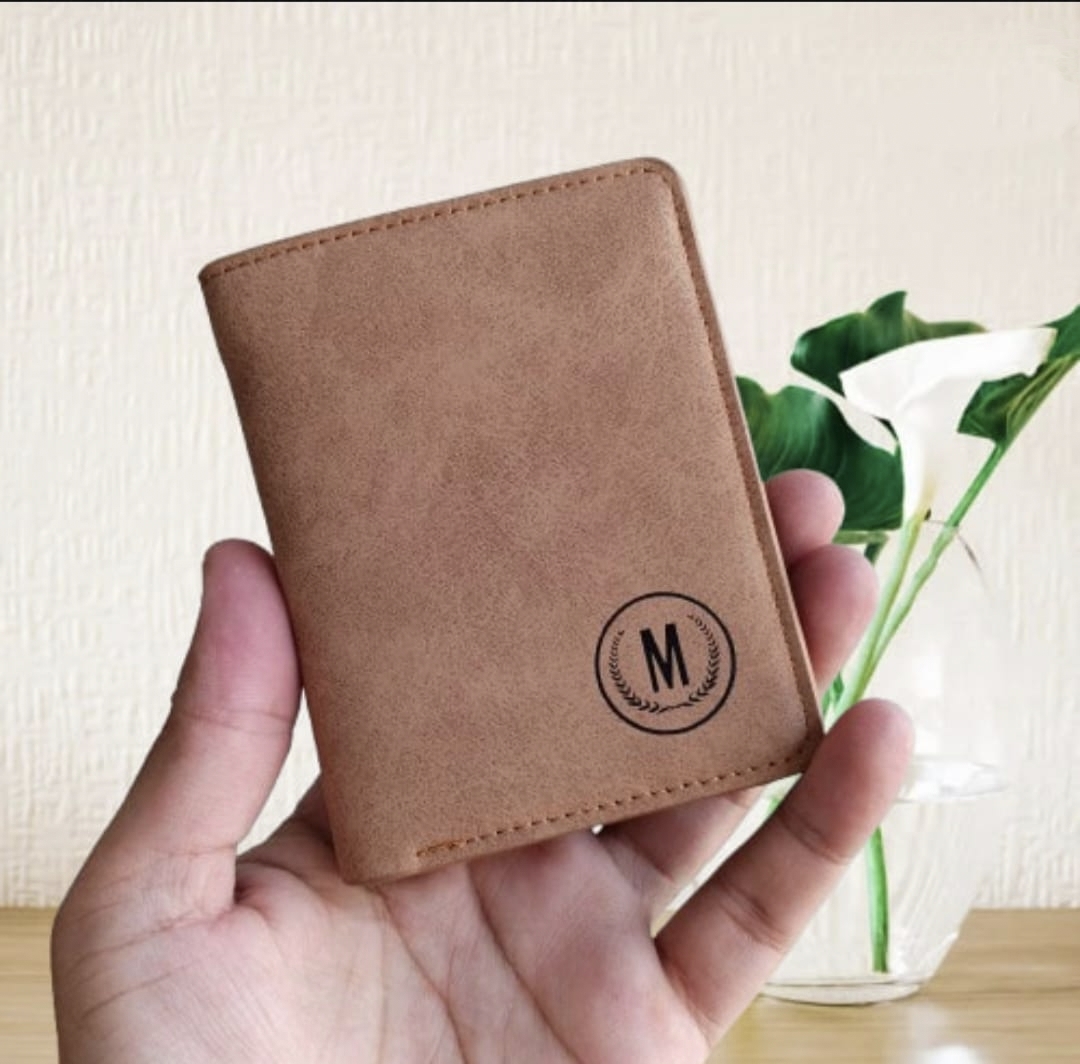 M Brand Very High Quality Decent Size Wallet For Mens
