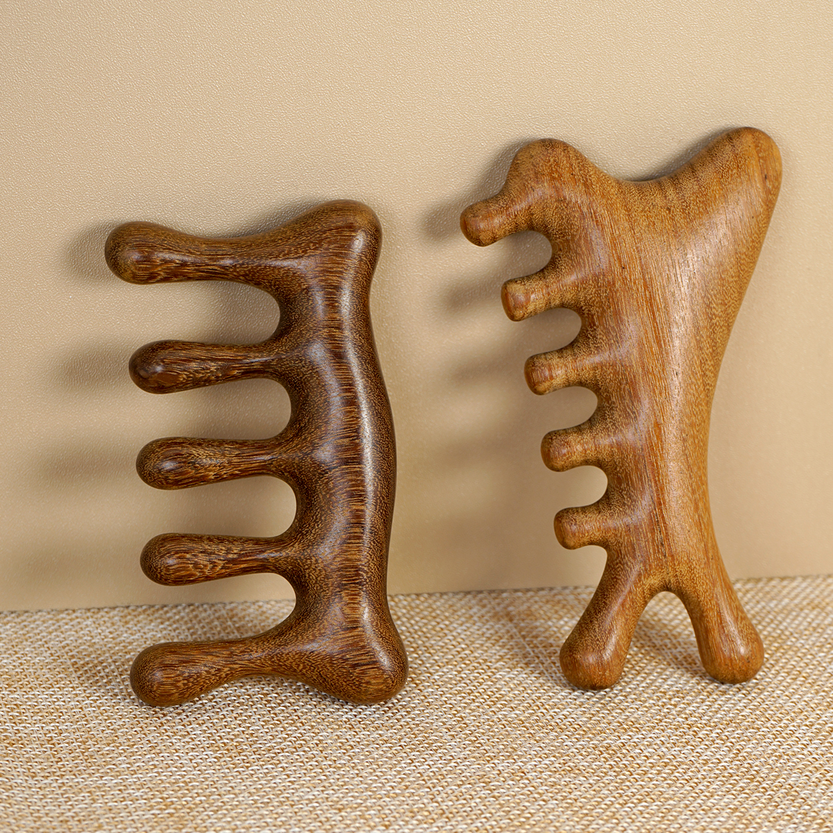 Wooden Scalp Massage Comb Wide Tooth Combs for Hair Detangling Scalp Massage Relaxation and Natural Hair Care Routine