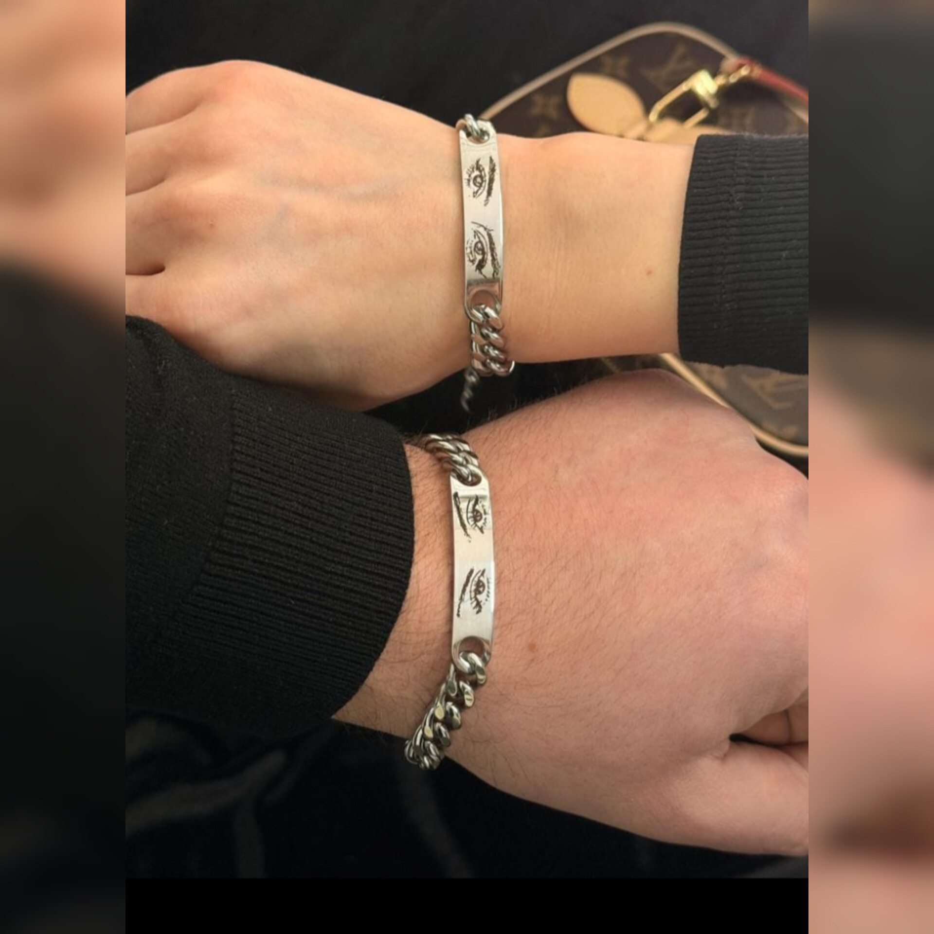 Customized Eye Bracelet with Name | Personalized Protection Bracelet for Men & Women | Stylish Evil Eye Jewelry Gift