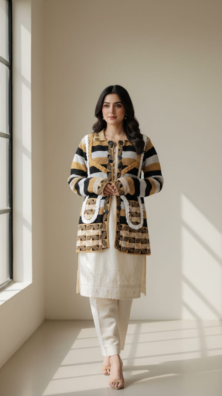 “Women Winter Warm Sweater | Stylish Knitted Wool Jersey for Ladies | Soft & Comfortable | Casual & Party Wear