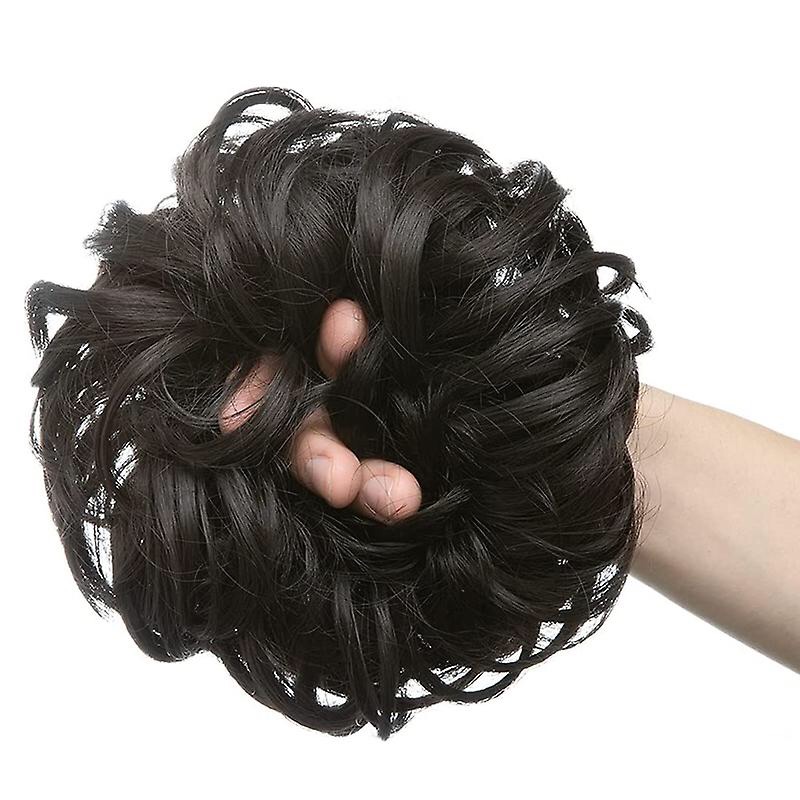 (pack of 2 ) Synthetic Hair Bun Extension Messy Scrunchies for Women