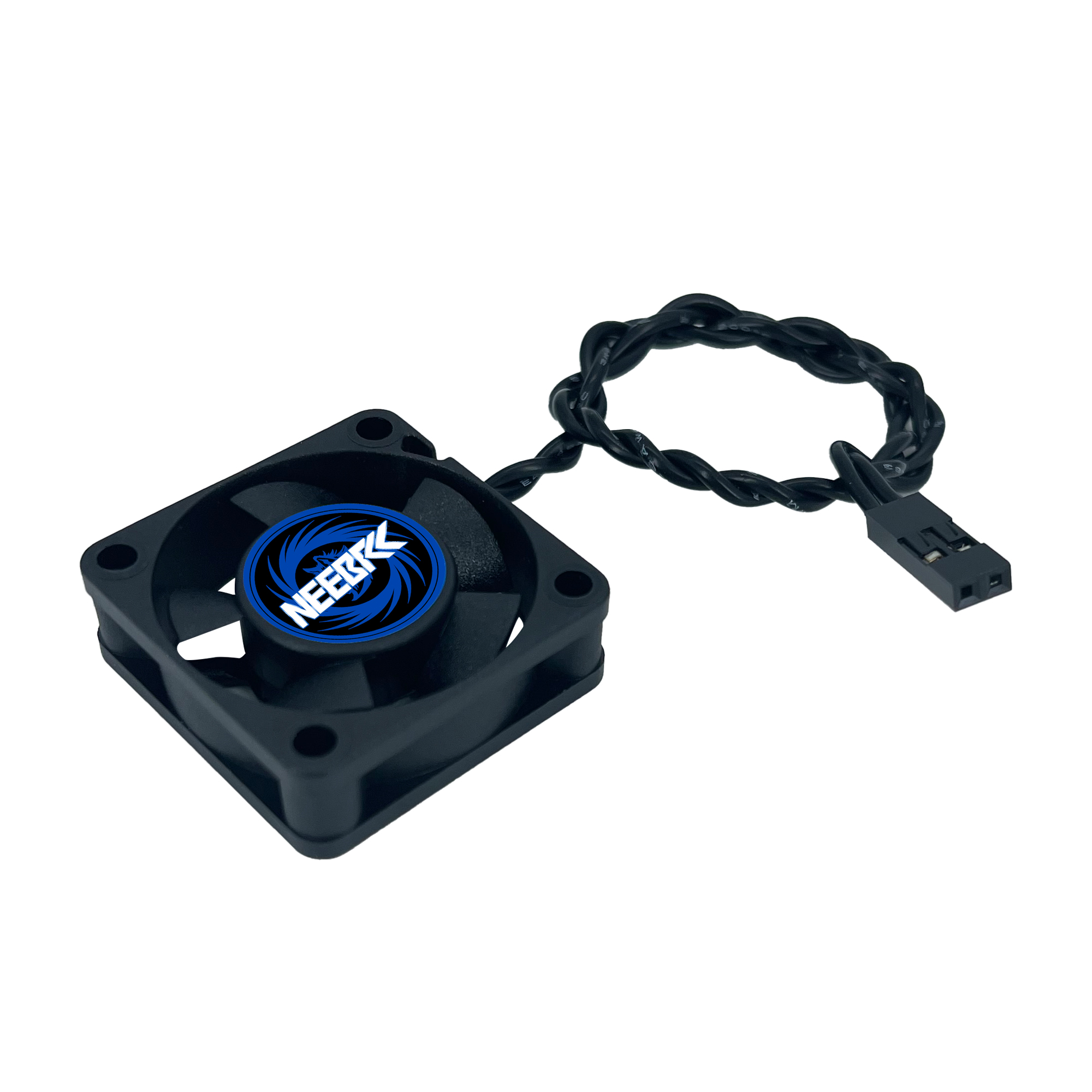 NEEBRC 25/30/35/40/45/50mm RC Motor Cooling Fan High Wind Rapid Heatsink 10000-30000RPM 5V-12V JST Plug for 28/36/42mm Motor ESC