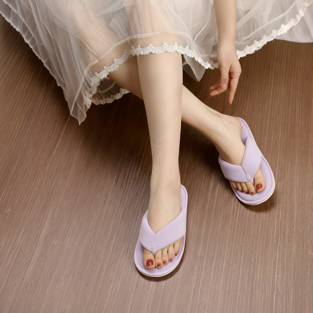 Heel Care Slippers For Women Soft Cushion EVA Summer Indoor Slippers Anti-Crack Heel Repair Comfort Home Sandals Skin-Friendly Multiple color