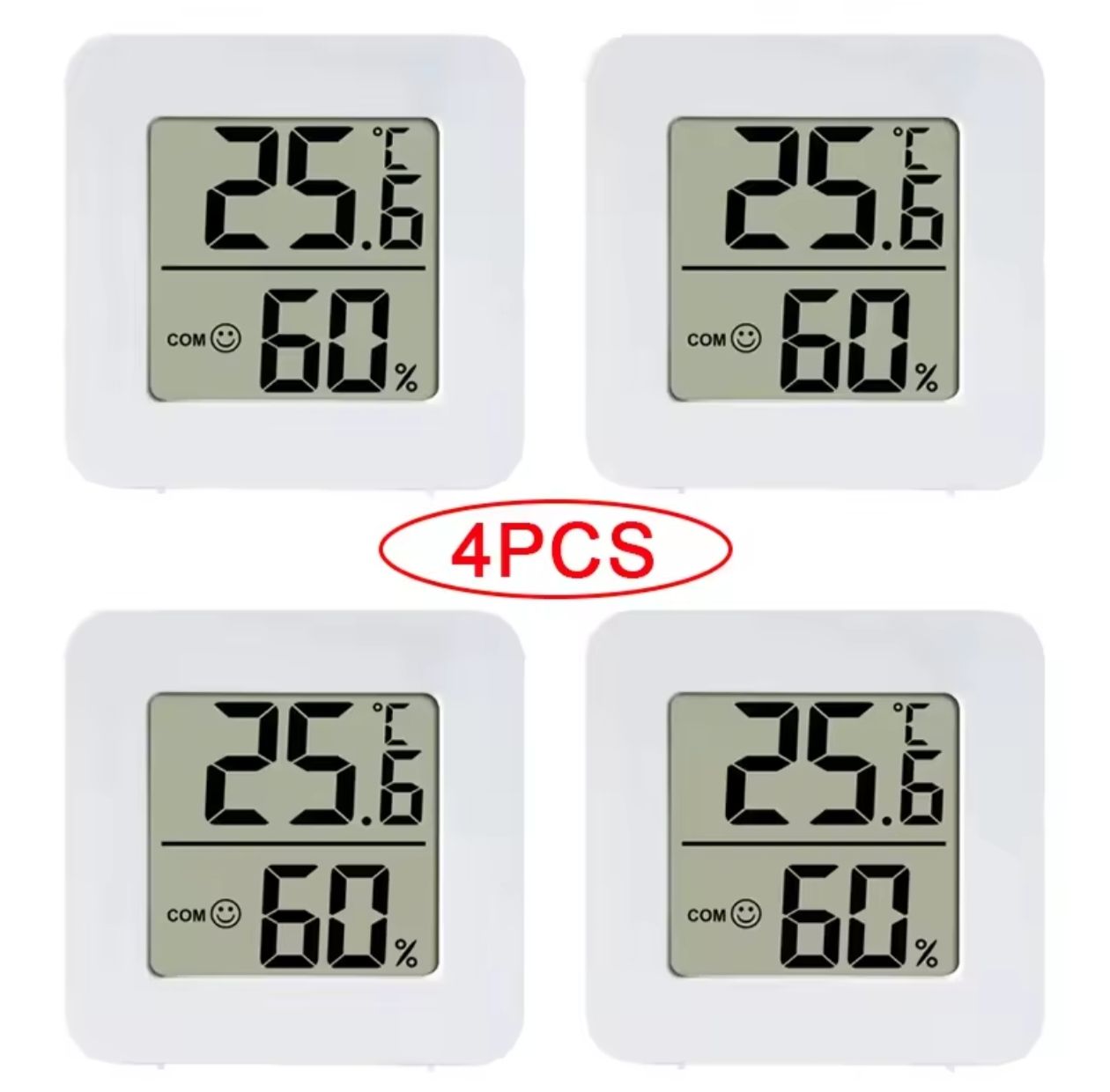 LCD Digital Thermometer Hygrometer Indoor Room Electronic Temperature Humidity Meter Sensor Gauge Weather Station For Home