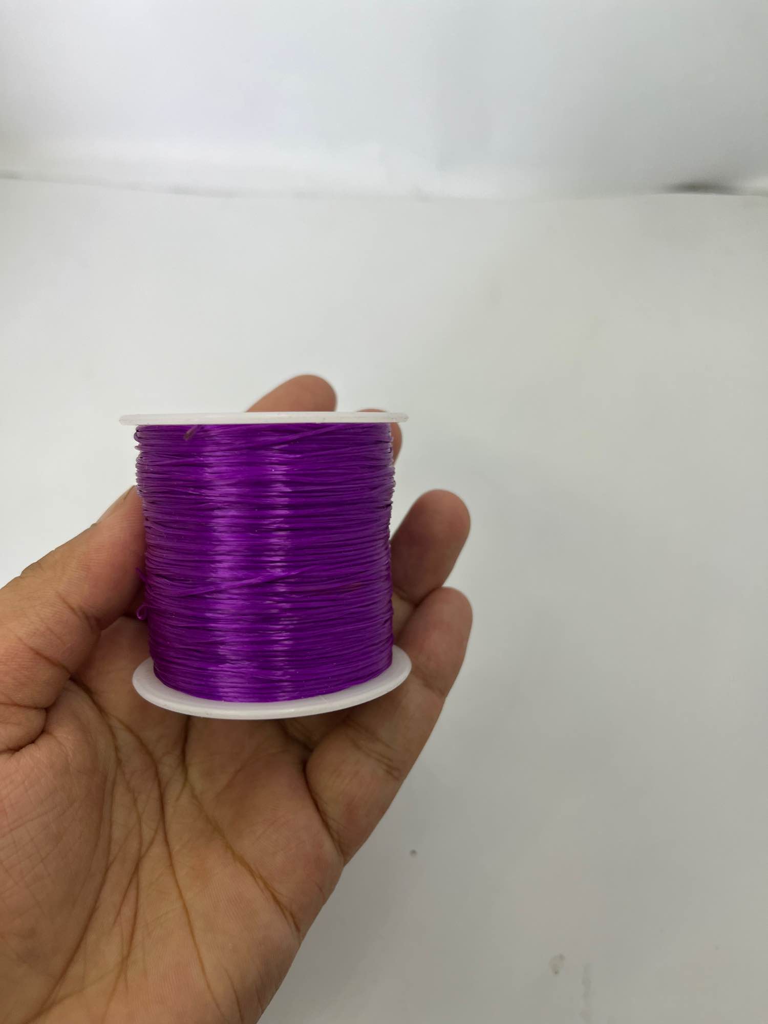 Stretchable Thread For Jewlery Making Nylon Thread For Bracelet Making Elastic String For Beading Jewelry Cord, Elastic Bracelet Rope Crystal Beading Cords  High-Quality Crystal Bead String / 5 yard (5 gazh).