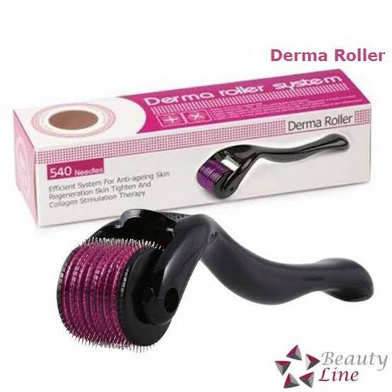 Derma Roller for Hair & Skin 0.5MM Beard Growth - Microneedling Roller Beard Dermaroller for Face Body Scalp Men Women