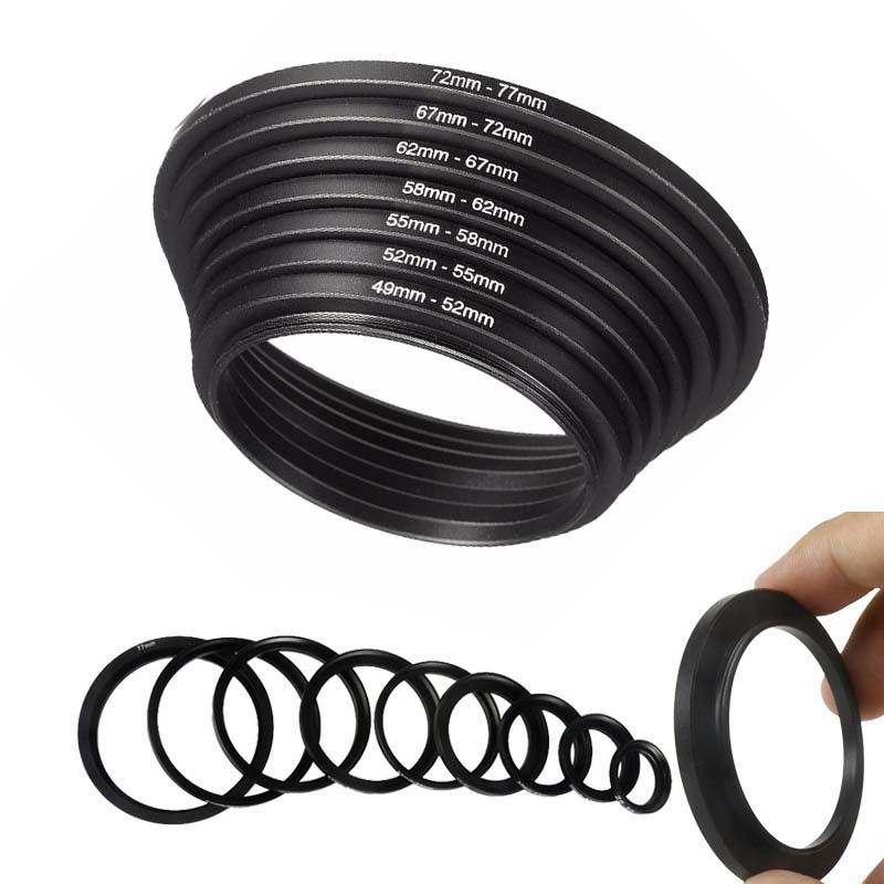 A&R Metal Stepping Ring Step-Up Adapter – 40.5mm To 52mm – 40.5-52 – Camera Lens Accessory