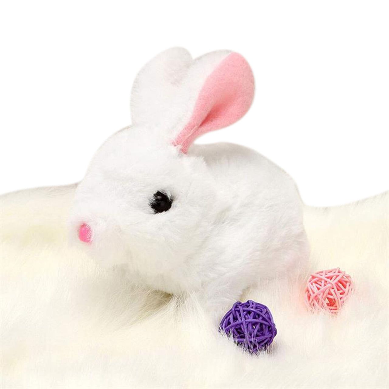Electric Walking Cute Rabbit Plush Toy With Music