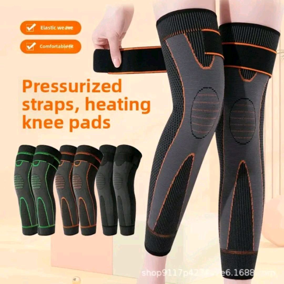 2 Pcs WinterEase Wool Belt Knee Warmer | Adjustable Thermal Pads | Soft & Comfy Leg Warmer for Cold Weather | Unisex