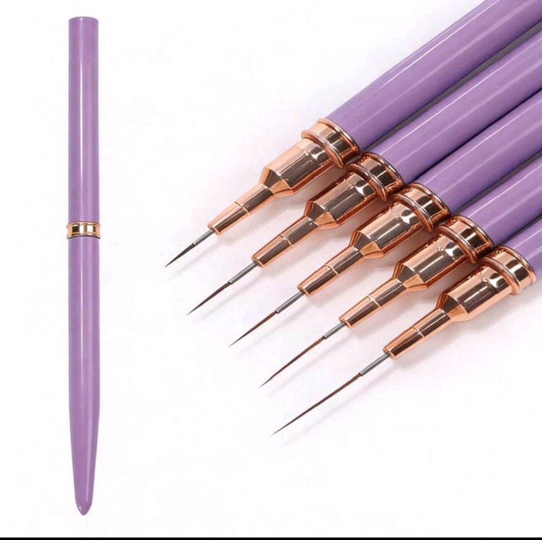 1 Piece Professional Nail Art Liner Brush – Ultra Fine Detailing Brush for Gel Polish, Nail Painting & DIY Nail Design