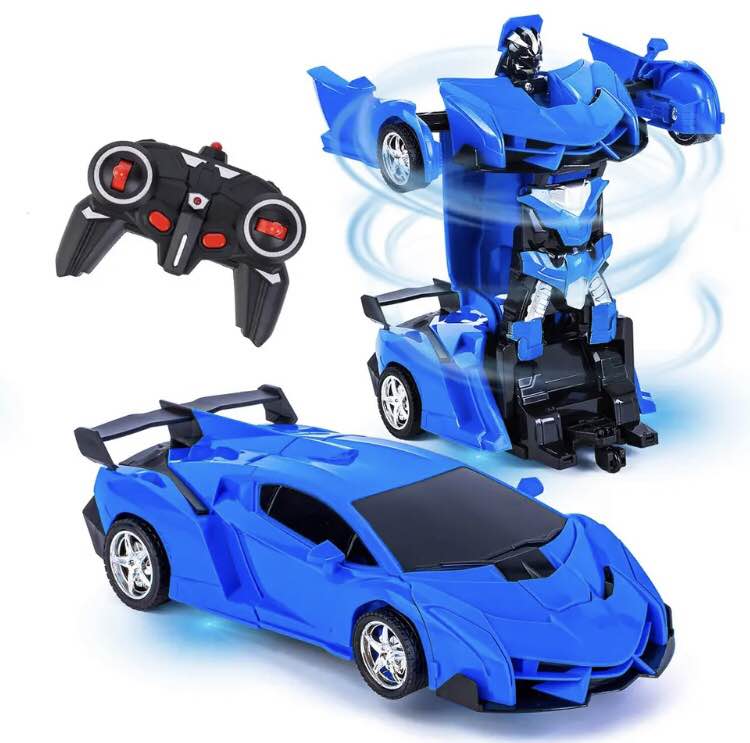 2 in 1 Electric RC Car Transformation Robots Children Boys Toys Outdoor Remote Control Sports Deformation Car Robots Model Toy