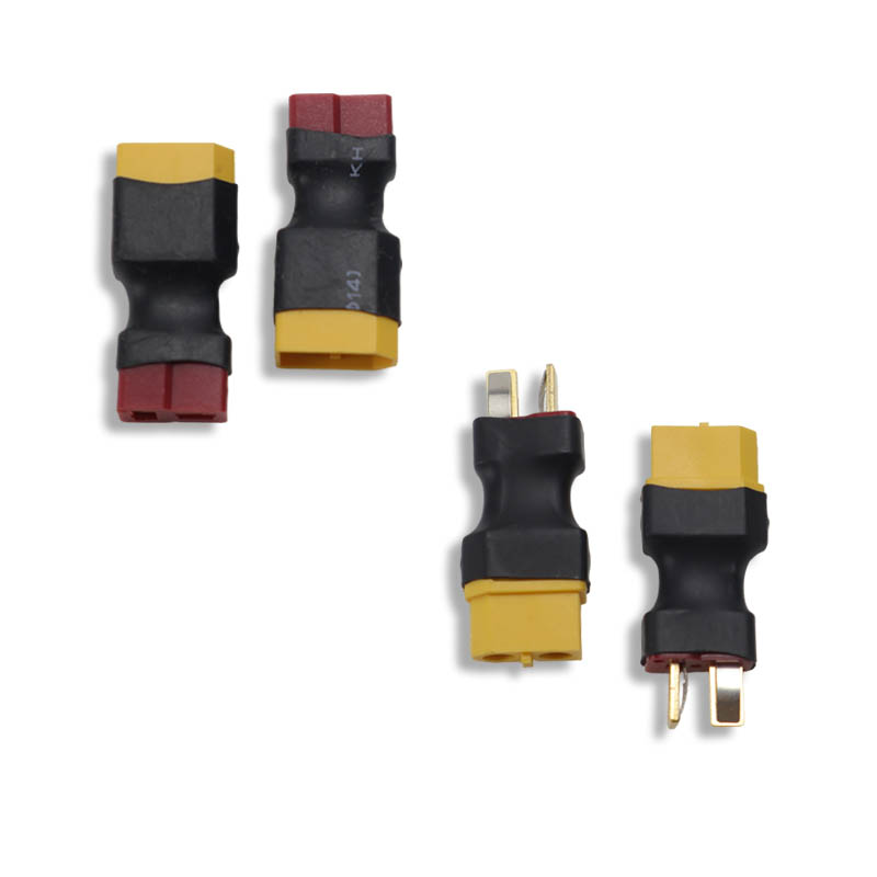 T Female Plug to XT60 Female / XT60 Male Plug to Dean T Male  Adapter For RC Helicopter Quadcopter LiPo Battery Plug Connector