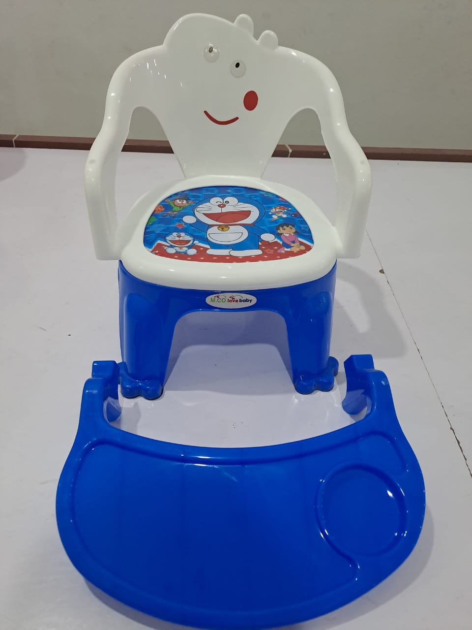 Infant Dinning Chair Removable Dinning Plate Seat For Toddler Baby Multi-functional Cartoon Character High Chair Baby Feeding Tray Kit Portable Toddlers Dinner Chair Easy To Carry Hand Eye Coordination Baby Seat For Kids
