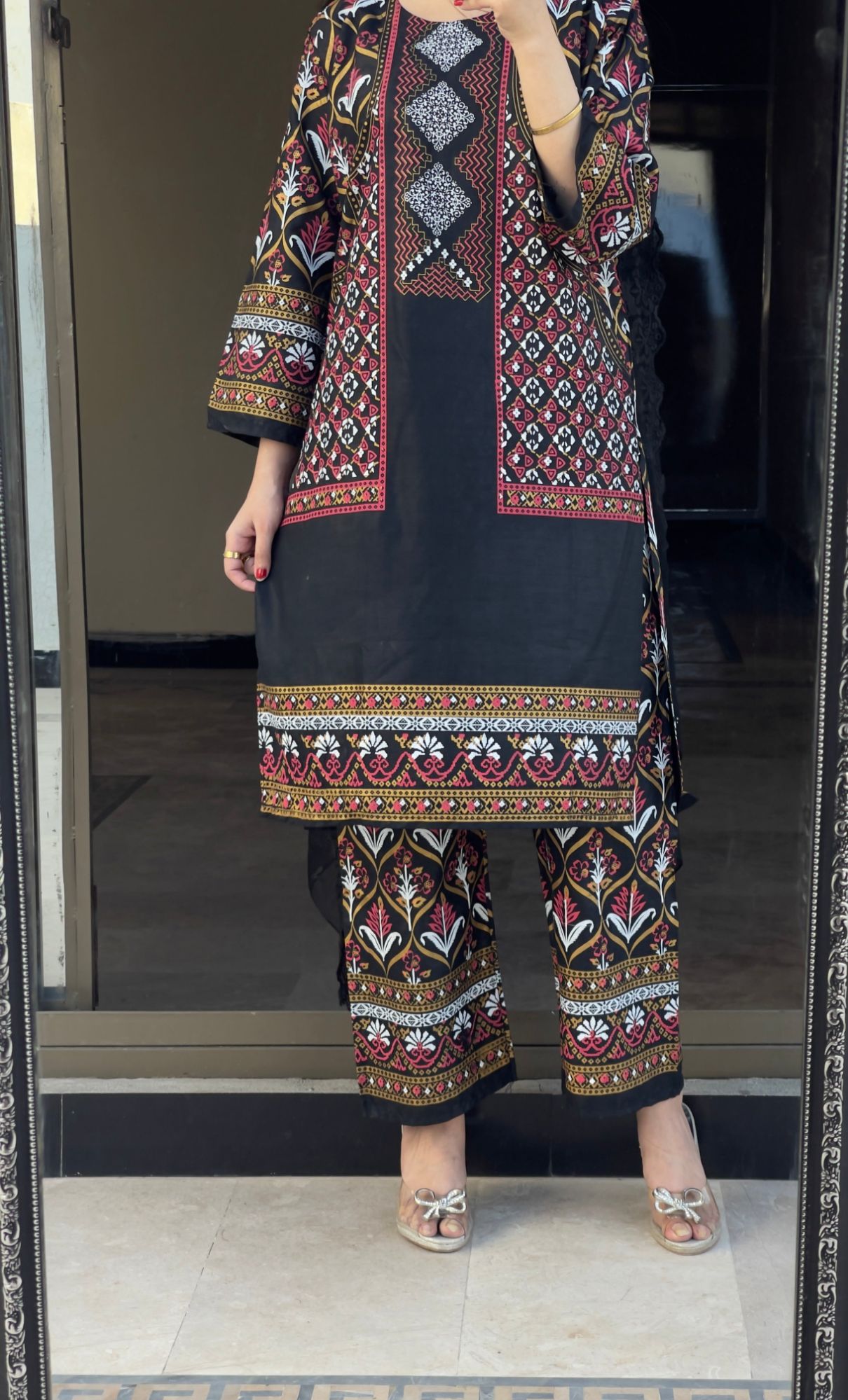 Samar's Fashion Summer Trendy New Arrival Stitched Fashionable Multicolor Printed 2pc Dress For Women and Young Girls