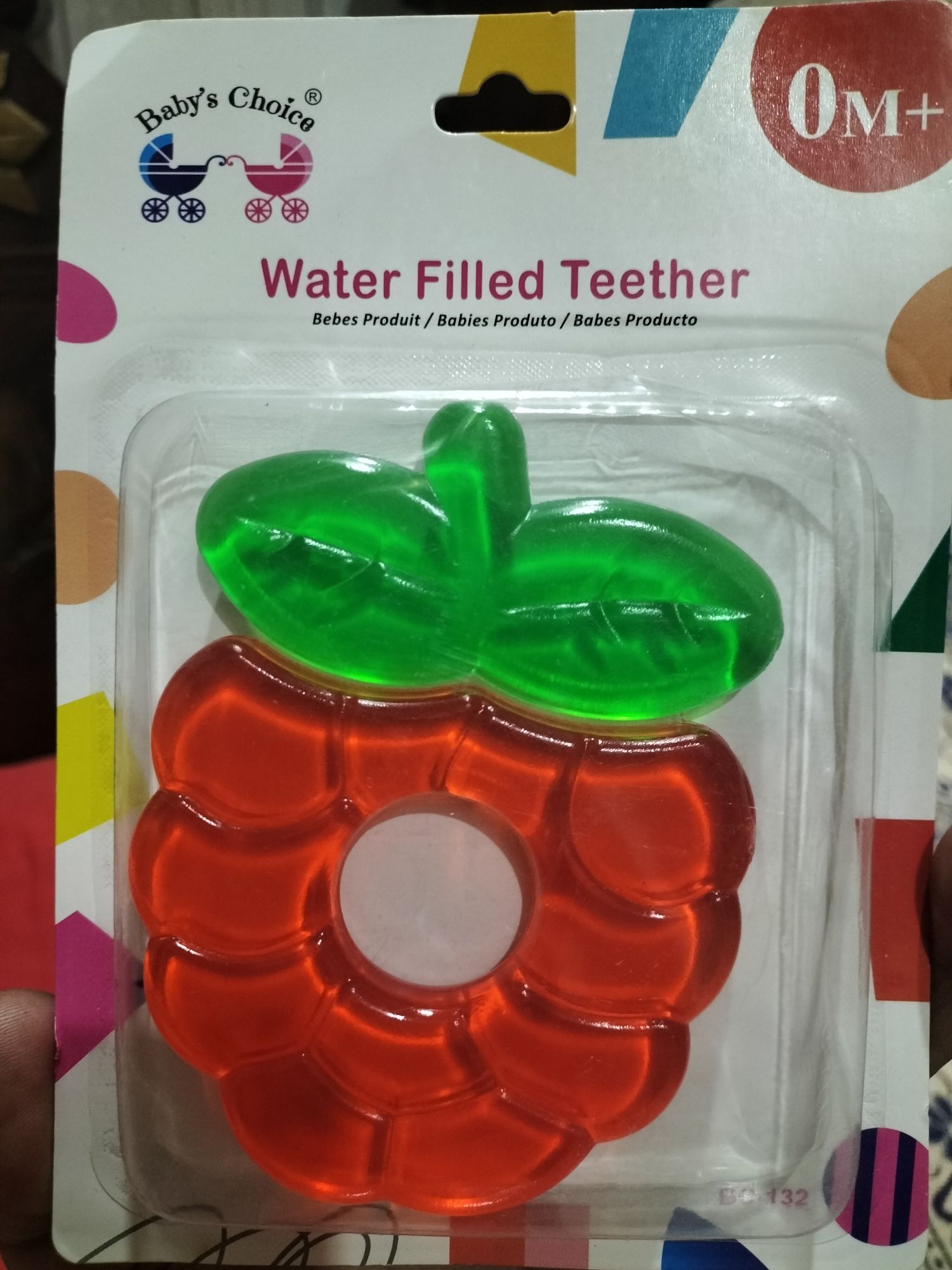 Baby Teether - Water Filled. Fruit Shape