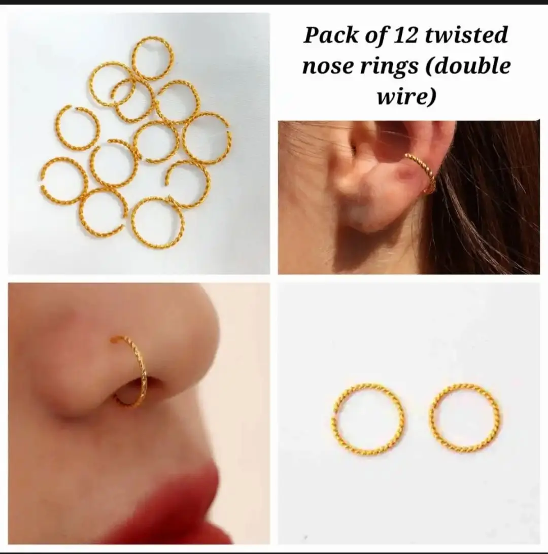 Mairbeon Nose Cuffs Charming Trendy Non Piercing Easy to Wear Women Nose  Rings Hoop for Party - Walmart.com