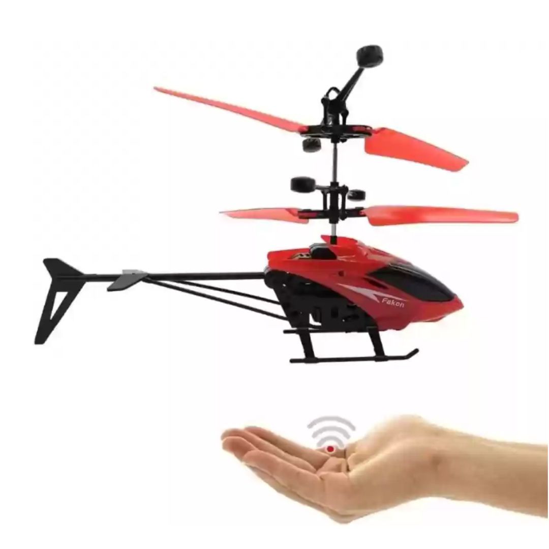 Flying Helicopter, Flying Mini RC Infrared Induction Helicopter Aircraft Flashing Light Toys