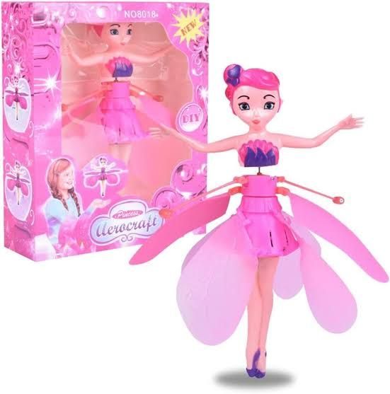 Sensor Flying Fairy Princess Doll With Light