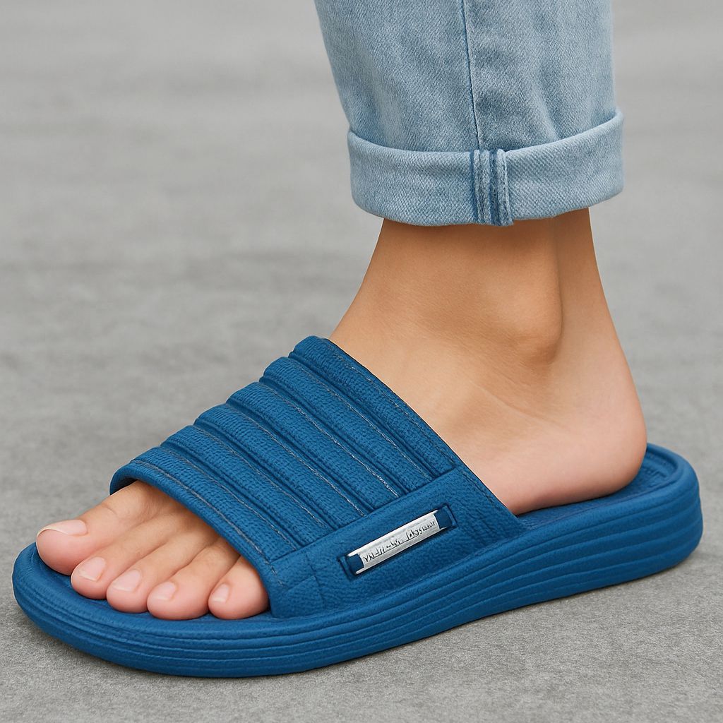 Multicolor Fashion Flip Flops & Slides, Waterproof Rubber House Slippers for Mens