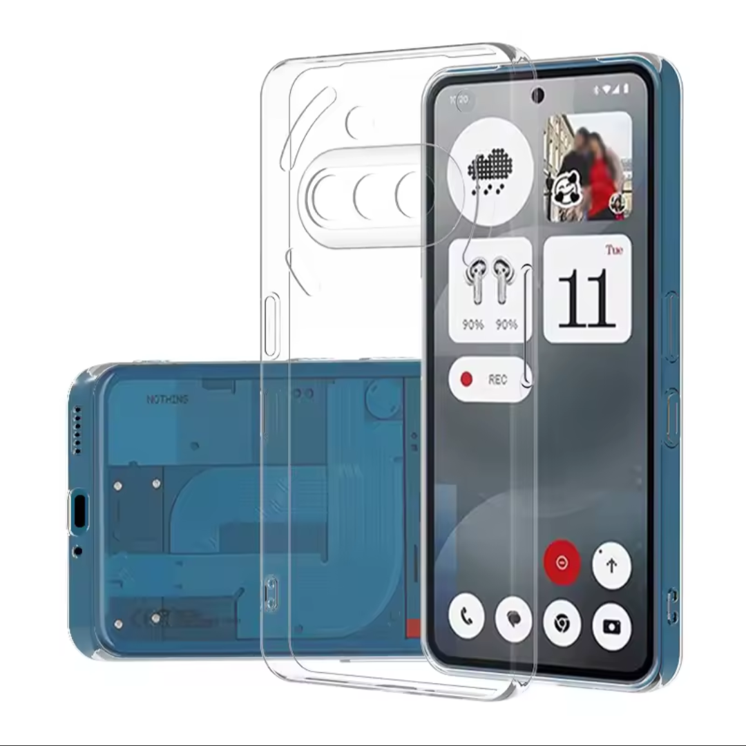 Nothing Phone 3A Case New Ultra Thin Soft Tpu Silicon Dust Proof Transparent Back Cover