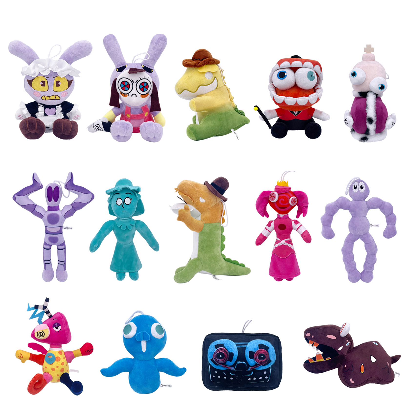 Hot Game Maid Jax Plush Toy THE AMAZING DIGITAL CIRCUS Anime Plushies Cuddly Stuffed Doll Kids Birthday Christmas 