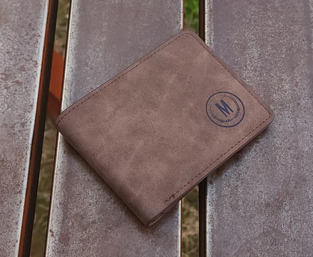 Leather Wallet for Men | Slim Stylish PU Leather Wallet | Smart Design | Card Holder, Cash Pocket & ID Slot | Premium Gents Wallet
