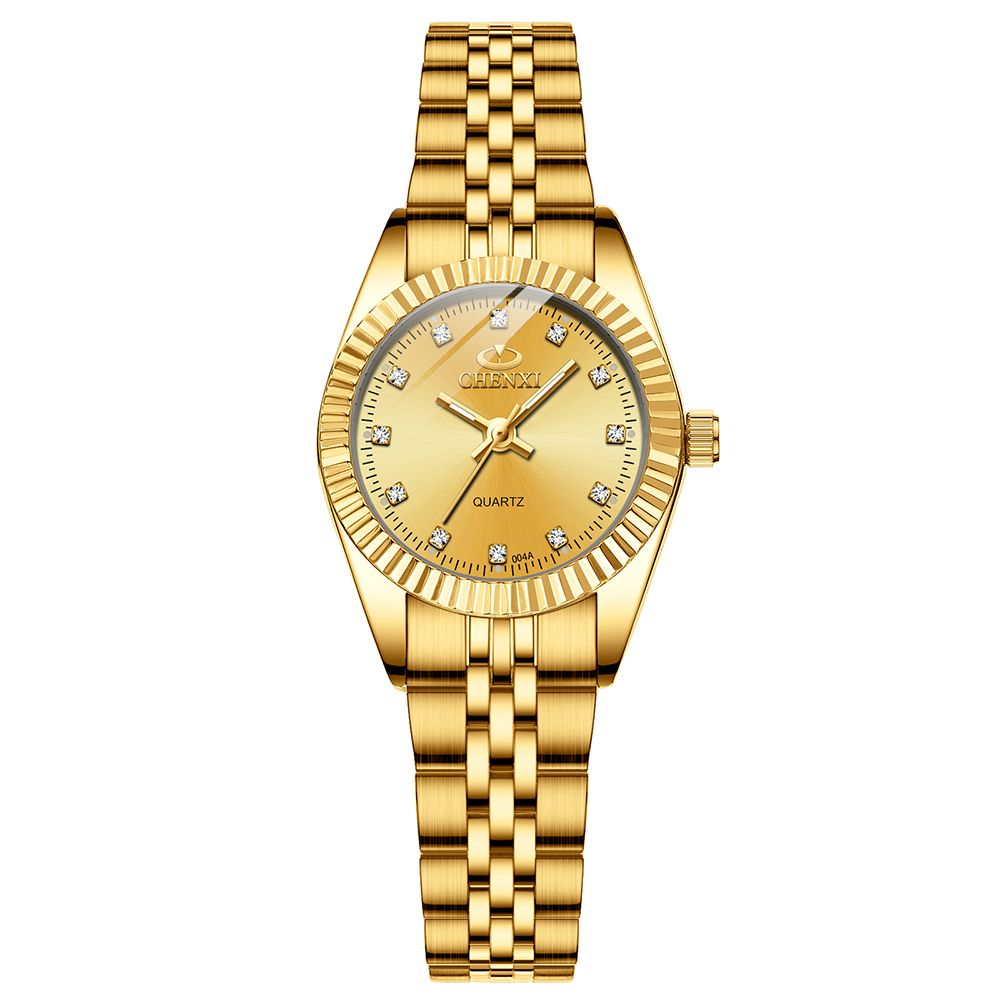 Womens Classic Fashionable Watch With Diamonds Imported Girls luxury wrist watch Quartz watches for ladies full water Resistant women's watches
