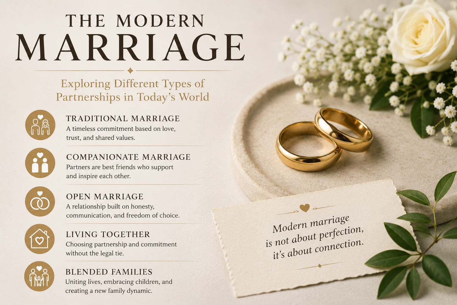 The Modern Marriage - Exploring different types of partnerships