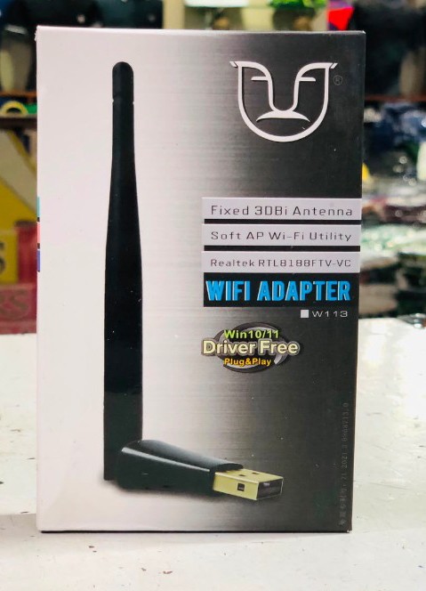 300Mbps USB WiFi Adapter Wireless Network Card Receiver with Antenna Driver Free for PC Laptop Desktop