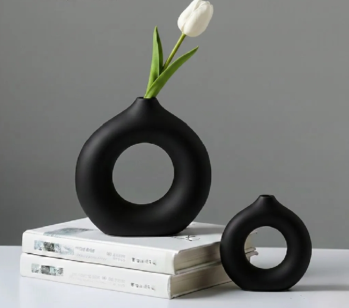 beautiful 2peice donut vase without flower