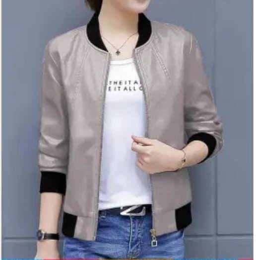 WINTER LADIES FASHIONABLE AND STYLISH LEATHER JACKET