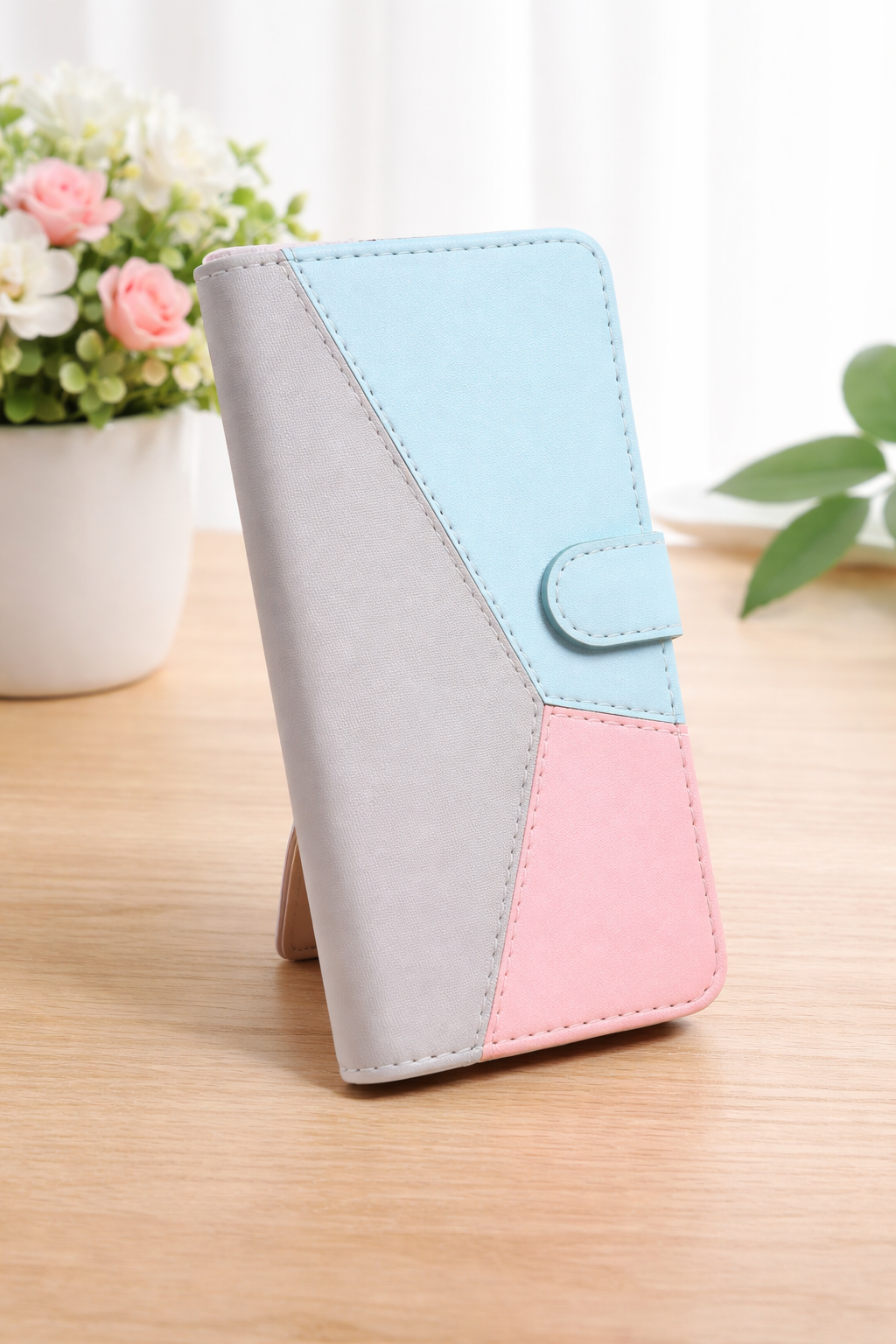 Xiaomi Redmi 15C 4G Case, Premium PU Leather Magnetic Shockproof Book Stand Folio Flip Wallet Case Cover with Card Holder Redmi