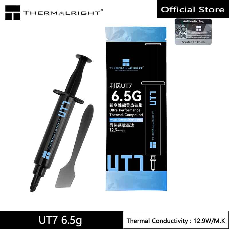 Thermalright UT7 High-Performance Thermal Grease, 12.9W/M.K Cooling Paste Suitable for CPU, GPU, and Heat Sink Module Cooling