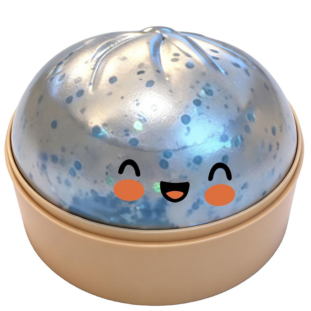 Cute Crystal Steamer Dumpling Bun Slow Rising Squishy Stress Ball Pinch Simulation Steamed Bread Fidget squeeze Toy Relax 