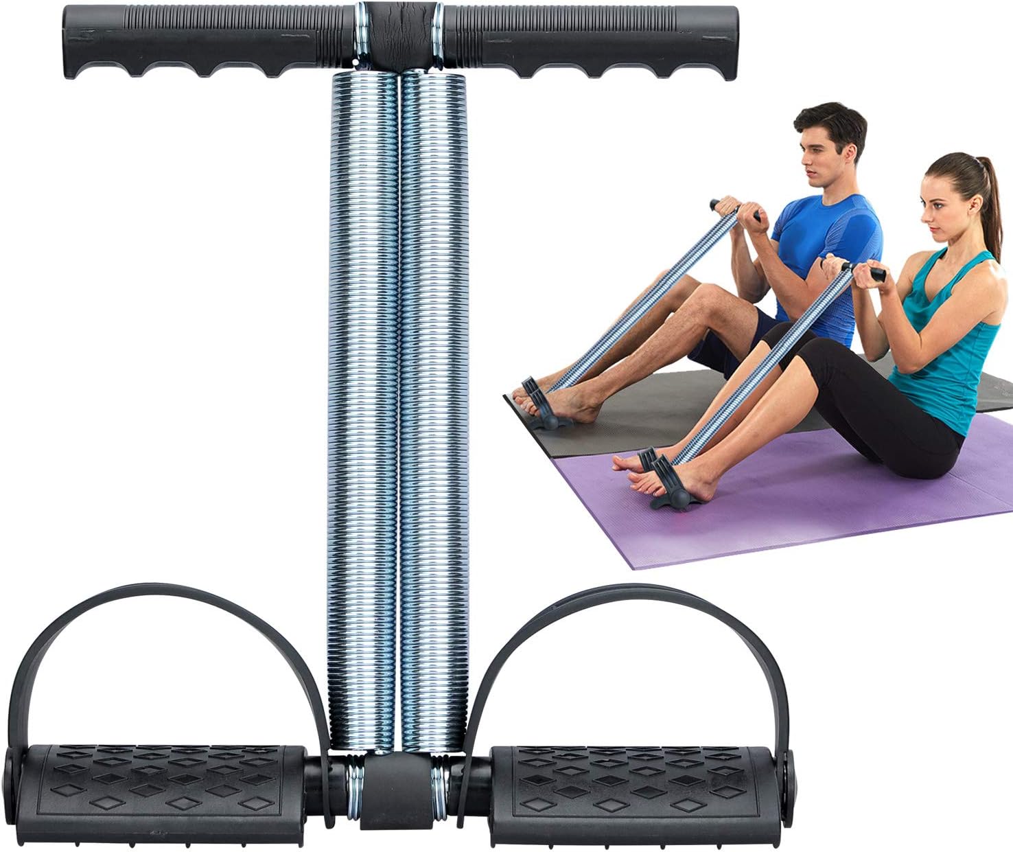 Tummy Trimmer Double Spring Bally Fat Burner Body Builder Exerciser Weight Loss Machine for Abdominal Belly Fat Loss Abs Arm Muscle Home Gym Workouts Equipment for Men and Women, Best for House Wife’s and Mother to Reshape the Body After Baby Birth
