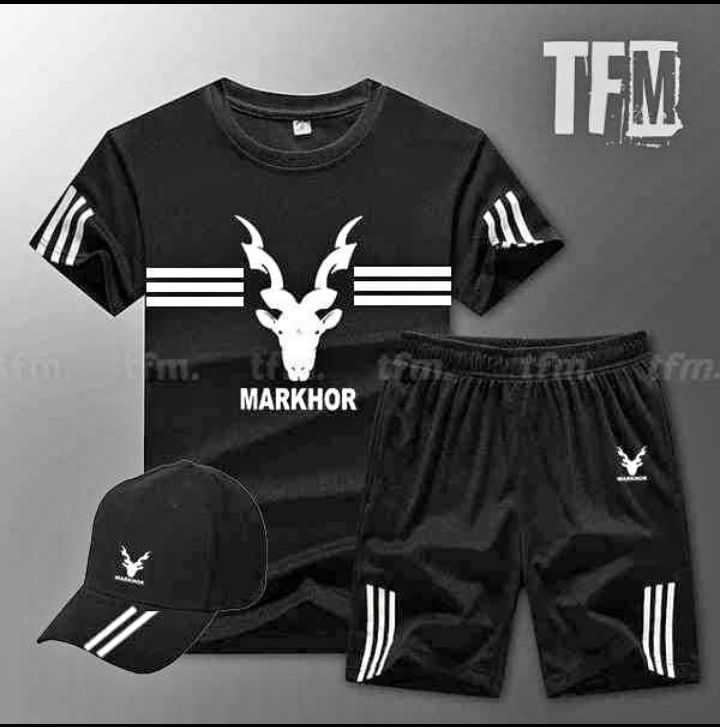 SUMMER BRAND ( MARKHUR PRINTED NIKKAR SHIRT ) FOR MENS & BOY'S - SOFT AND COMFORTABLE FABRIC SUMMER PRINTED TRACKSUIT