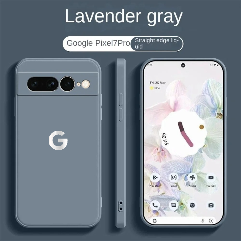 Ultra Slim Liquid Silicone Phone Case For Google Pixel 11 10A 9 Pro XL 8 7 6 Pro Wireless Charge Shockproof Protector Back Cover