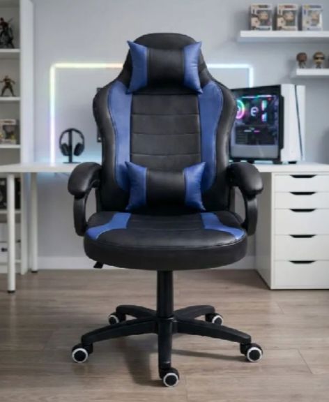 Gaming chair/Ergonomic office&Gaming chair/Lumbar&Neck support/360° Swivel/Reclining Computer chair