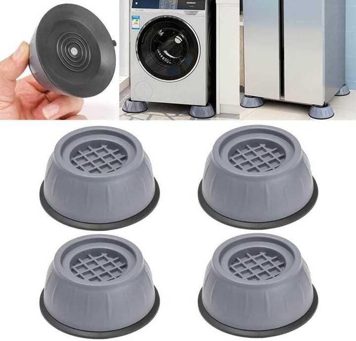 Washing Machine Anti Vibration Pads | 4 Piece Set | Shock Absorbing Rubber Pads | Washing Machine Floor Protector