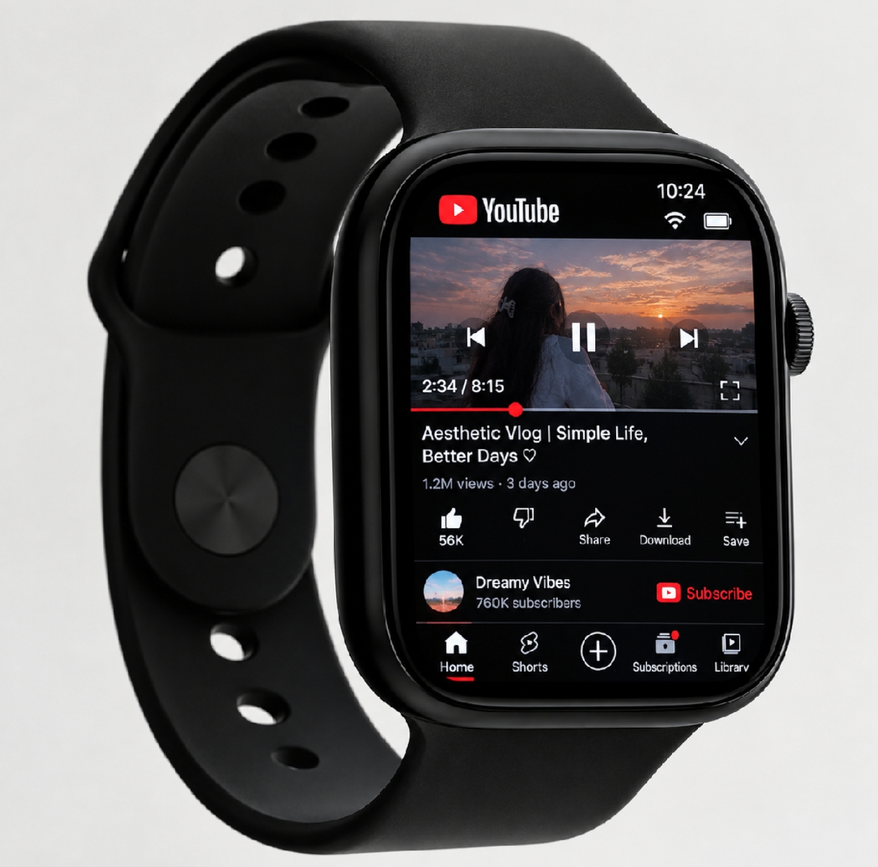 2026 New C99 Ultra 4G LTE SIM Android Smart Watch | 1GB+16GB Storage | Play Store, GPS, WiFi & Bluetooth | Phone Calls & Health Monitoring