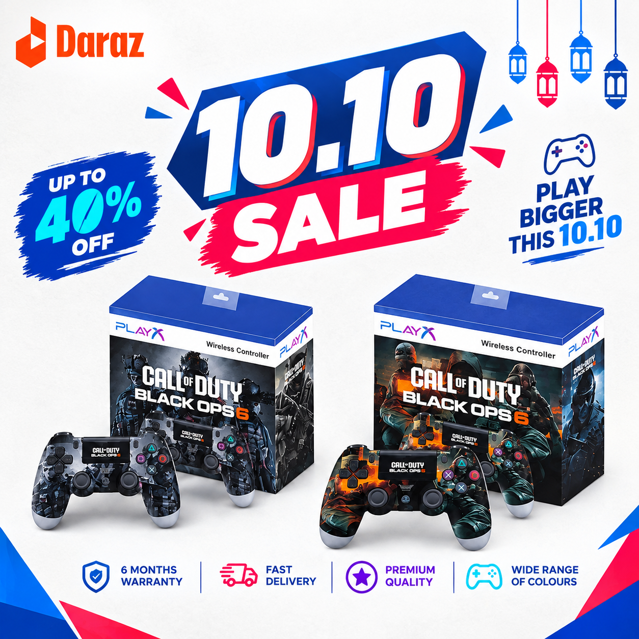PS4 Controller DualShock 4 Wireless Controller with Limited Edition Graphics, Compatible with PlayStation 4, PC, Laptop, Mobile/Available in 5 different designs