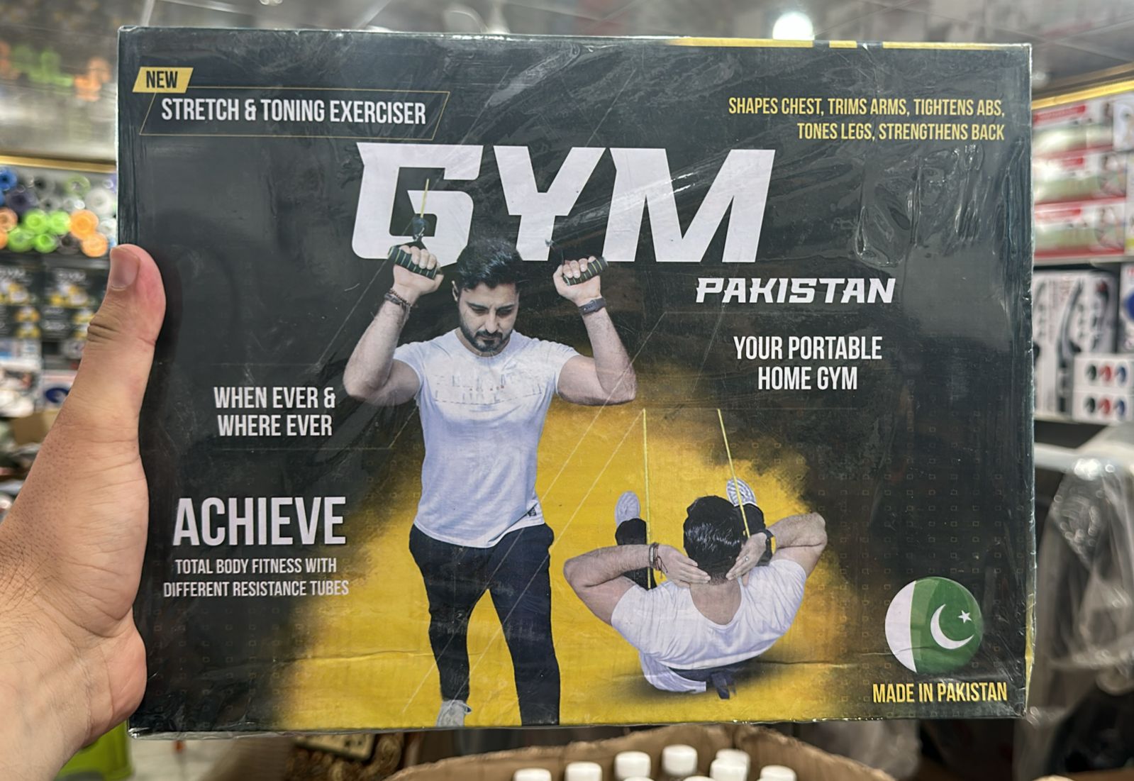 Gym Body Action Single Set Exercise Kit Gym Pakistan Sasher Home Gym for Ladies & Gents Exercise fitness kit for Girls & Boys home exercise fitness made in Pakistan
