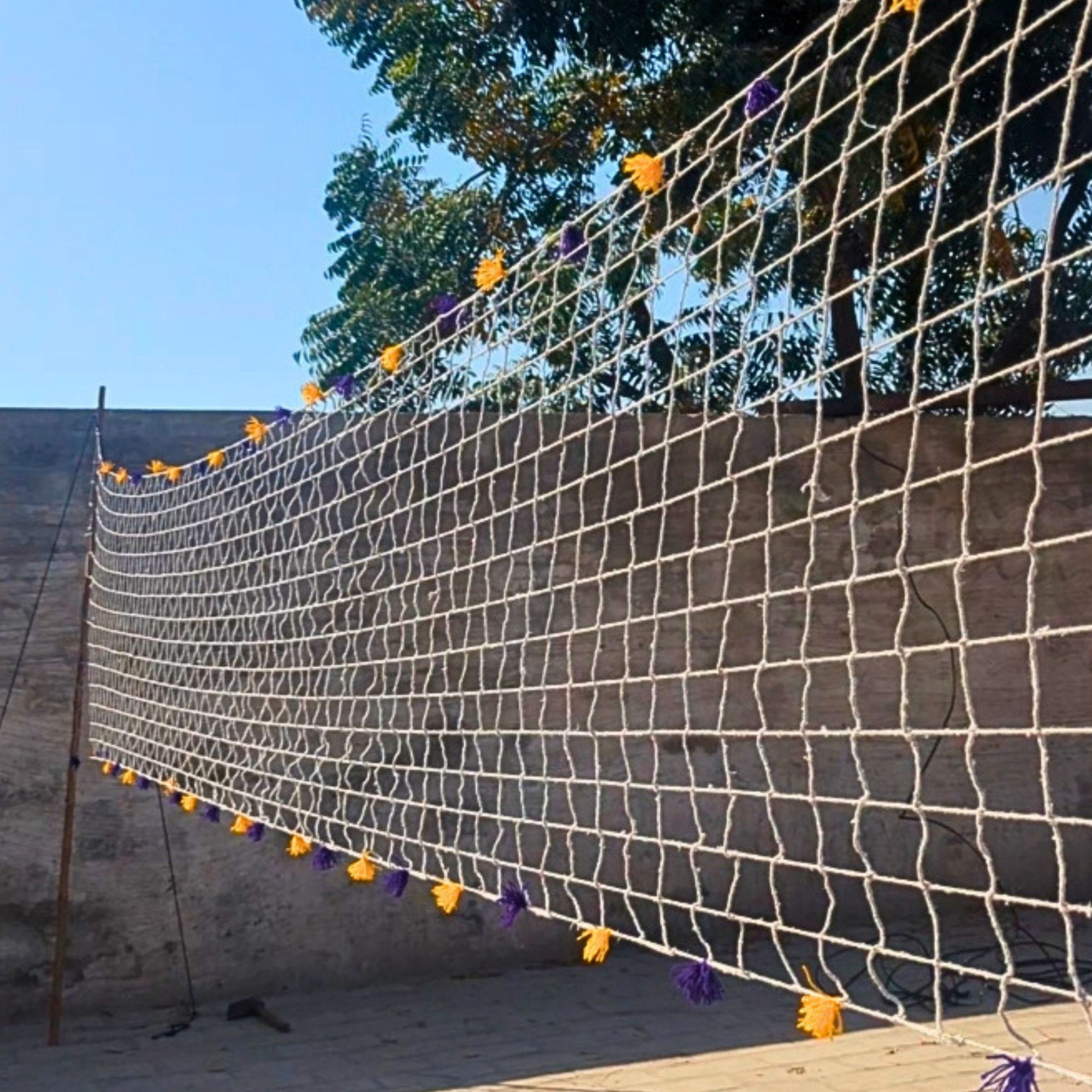 Volleyball Net 15–32ft  Heavy Duty Nylon – Easy Setup, Indoor & Outdoor, Pro Handmade