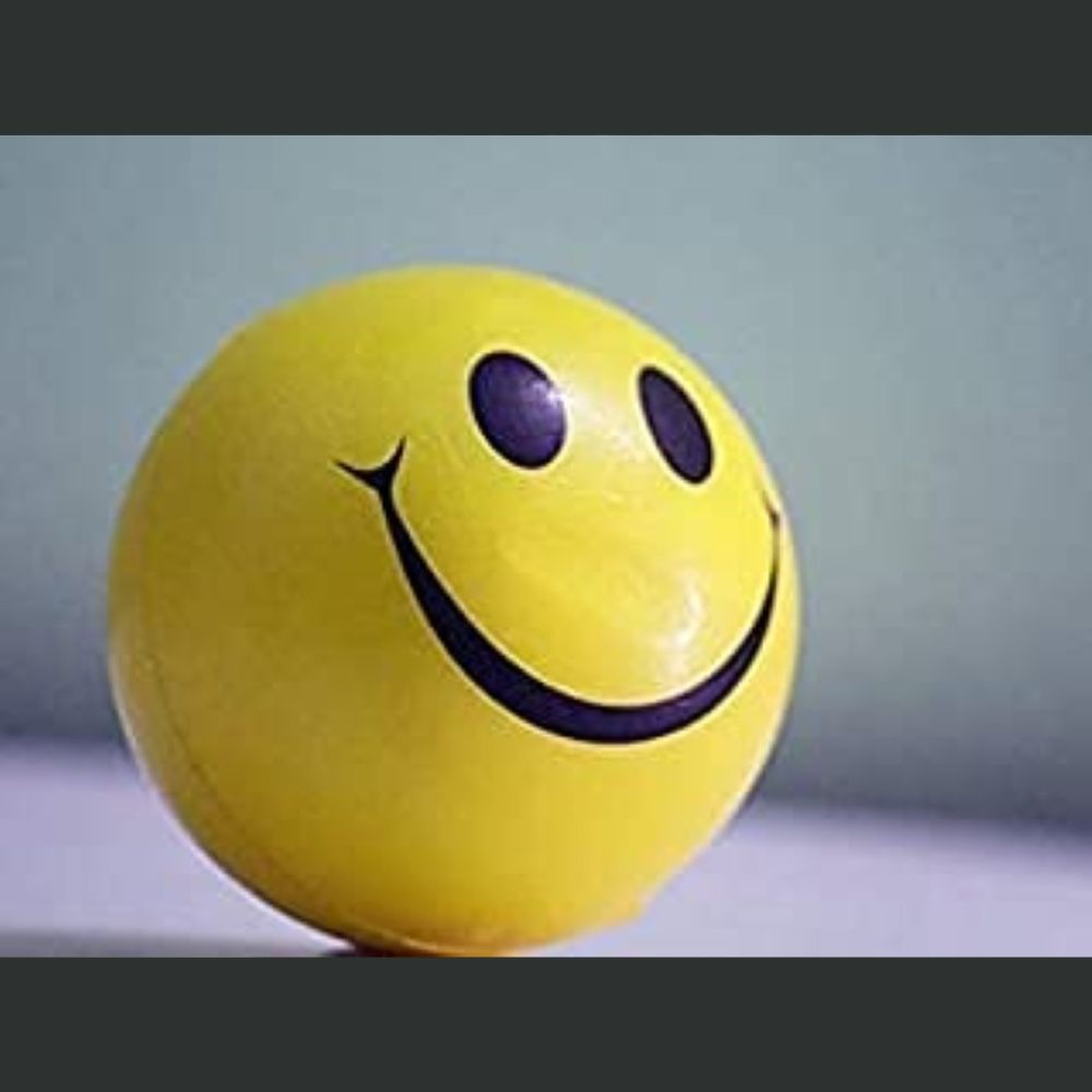 Hand Exercise Physio Ball Smiley Face Soft Grip Stress Relief Ball with Box 63mm 76mm Size 1 to 6 Pcs for Finger Training Hand Grip Strength Relaxation Dexterity Practice for Home Office Study School Educational Learning Science & Fitness Activity Medipro