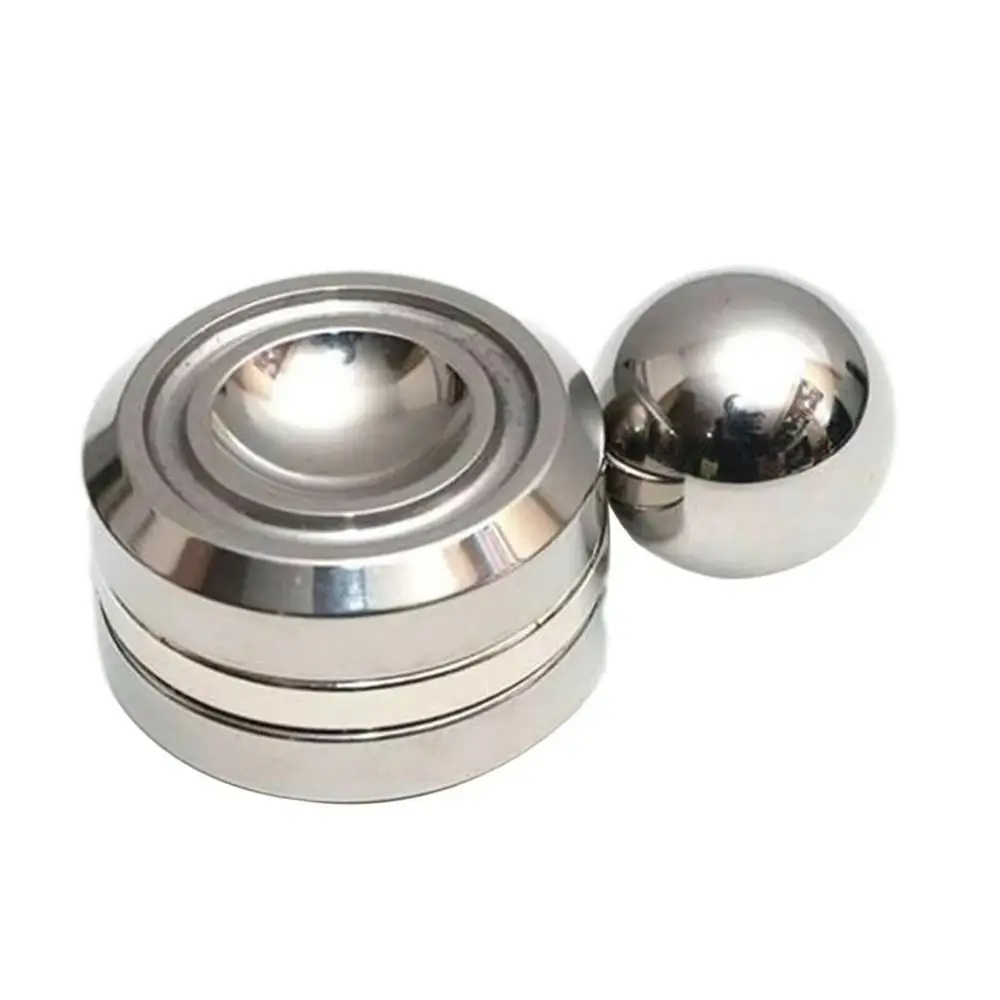 Adult Desktop Stress Relief Metal  Fidget Toy Decompression Hypnosis Rotary Gyro Fingertip Toy Kinetic Round Spinner Kids 