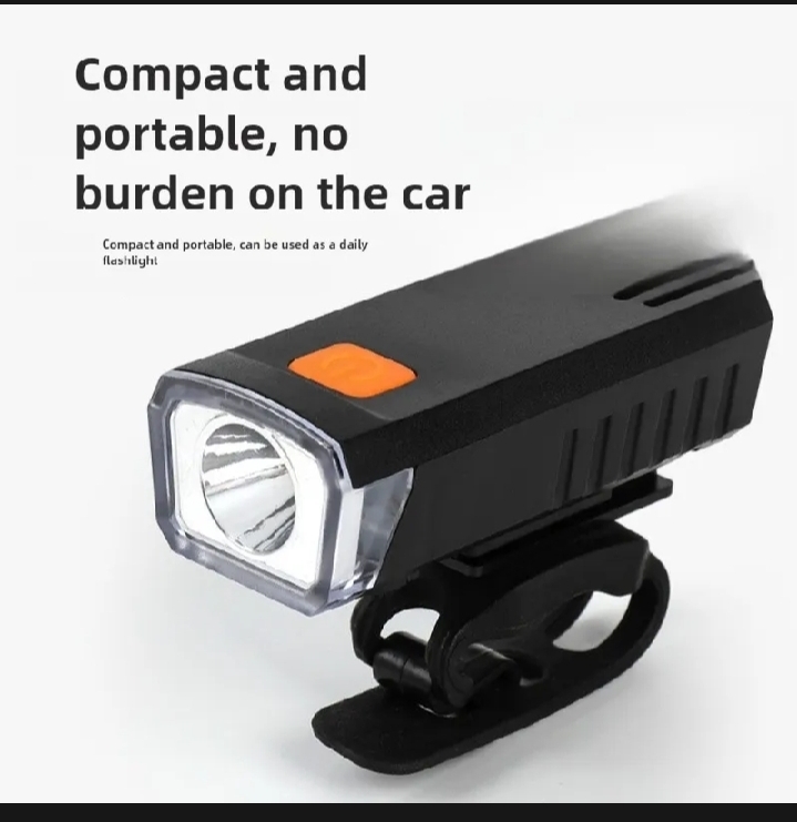 Bright Bicycle Light T6 LED Front

USB Rechargeable MTB Mountain Bicycle Lamp 100LM Bike Headlight Flashlight Cycling Scooter

Waterproof design

High brightness

Wide beam angle