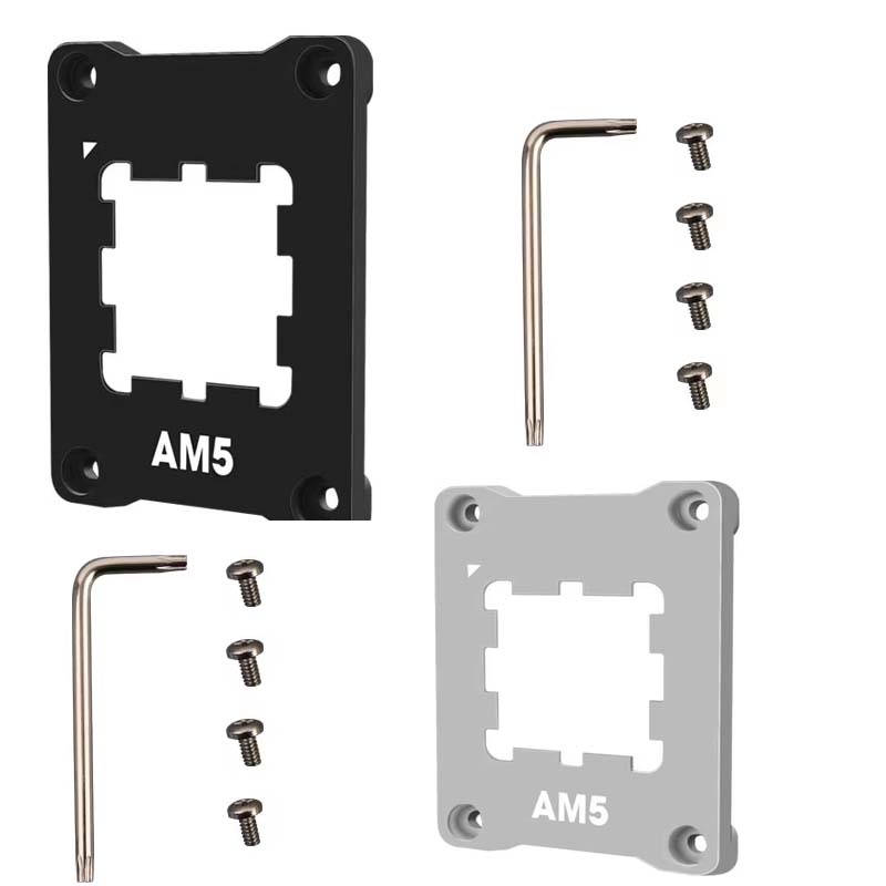 AMD AM5 CPU Holder Aluminum Alloy Frame Anti Pressure Buckle Clamp RYZEN1700 Processor Cover Stand Bending Correction Bracket