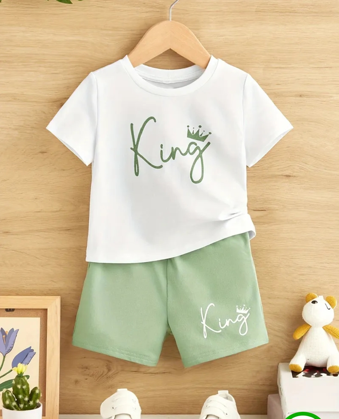 T-shirt And Shorts Pants For Kids Baby Boys And Baby Girls Dresses Short Sleeves Tee Top's Clothes Set's Dresses Outfit Suit For Unisex JHA Eid Collection Summer collection