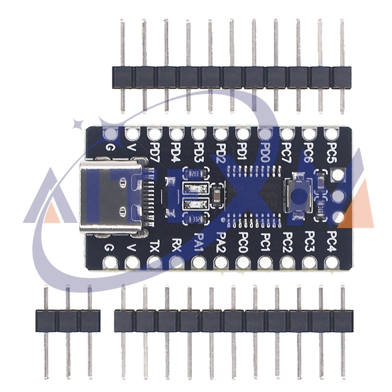 AITEXM CH32V003 Development Board Minimum System Board Core Board RISC-V CH32V003F4P6 Microcontroller Module