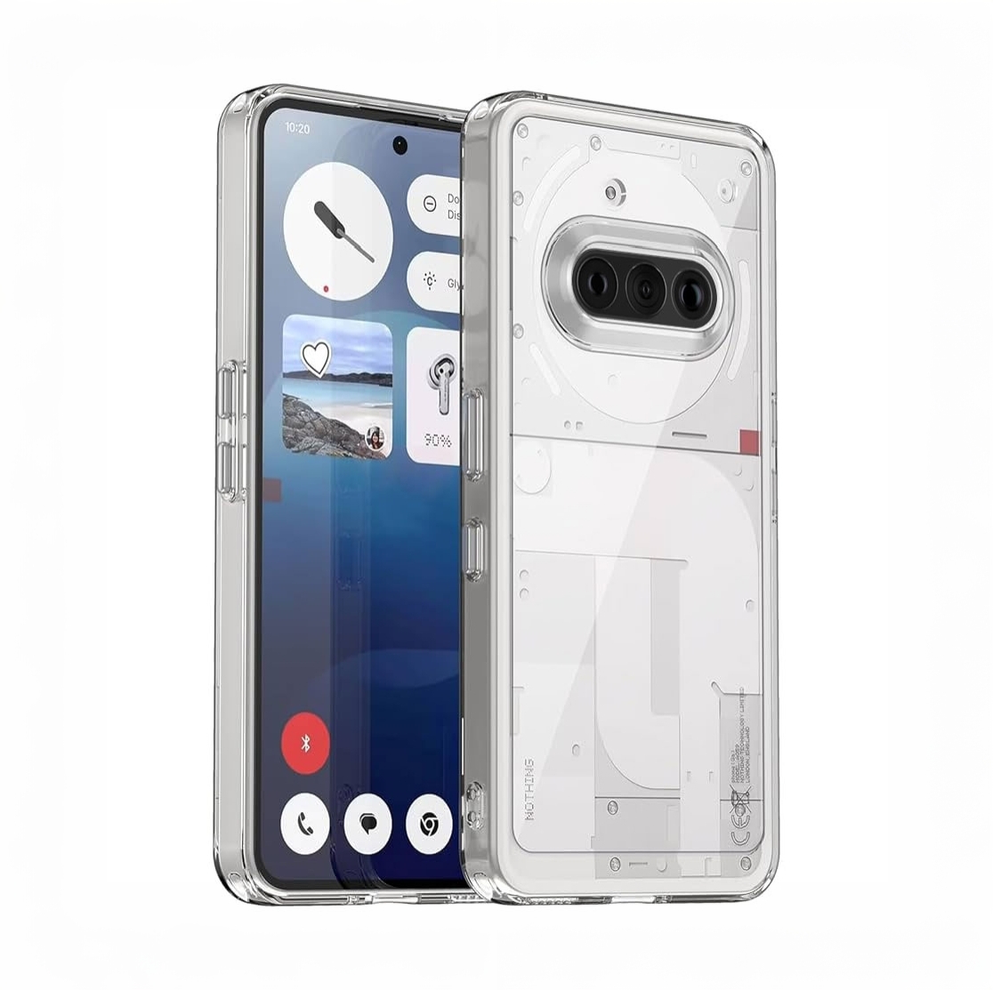 Luxury Transparent Phone Case For Nothing Phone 1/Nothing Phone 2/2a/3A/3A Pro TPU Anti-drop Scratch Proof back  Clear Case For Generic SmartPhone Nothing Phone 1/2/2a